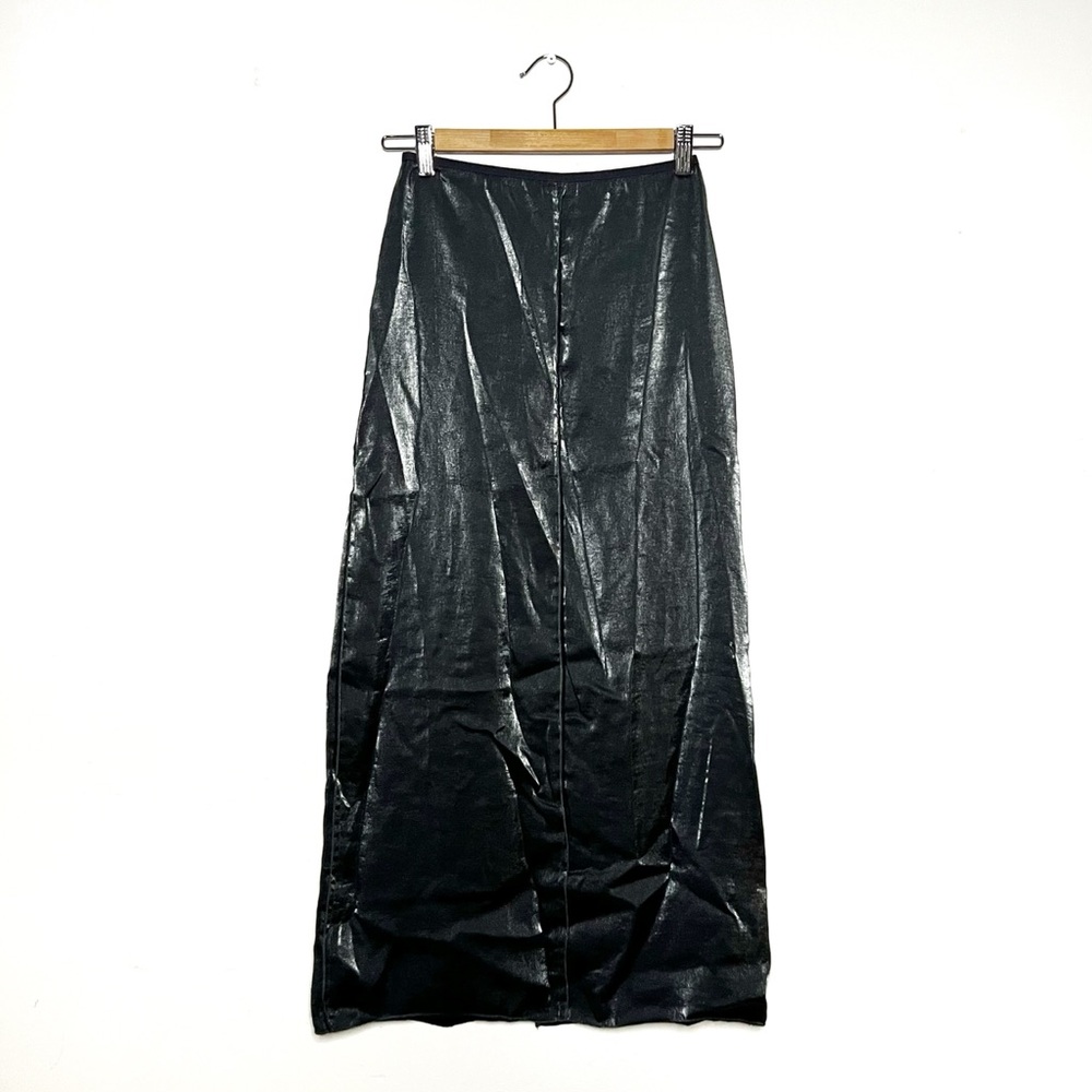 Zara | Grey Metallic Skirt